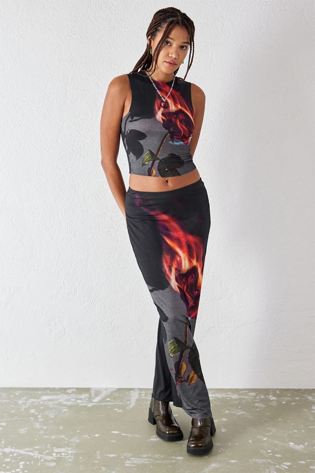 大人気！Jaded London★Flaming Heart タンクトップ Shop Flaming Heart Vest | Jaded London | Clothing