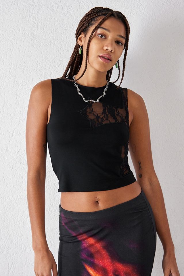 Jaded London Cross My Heart Tank Top | Urban Outfitters UK
