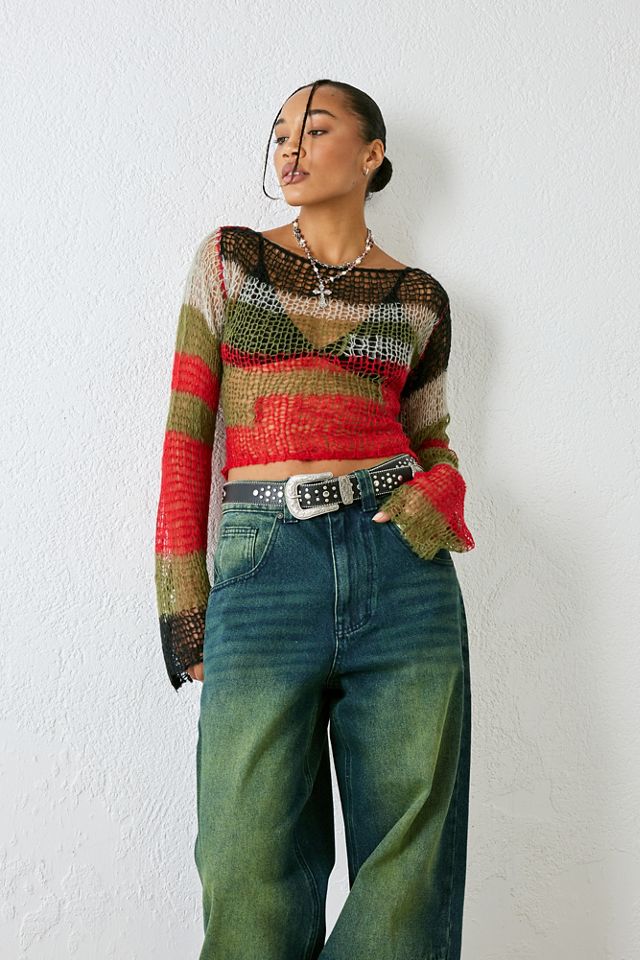 jadedlondonニット JADED LONDON】トープ ストレイ ニット *送料/関税込み*