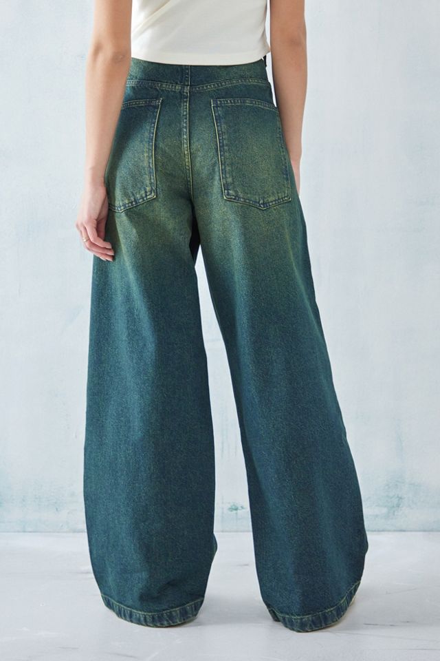 Jaded London Tinted Green Colossus Jeans #2
