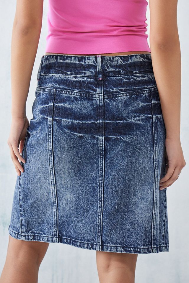 Jaded London The Hills Denim Midi Skirt #3