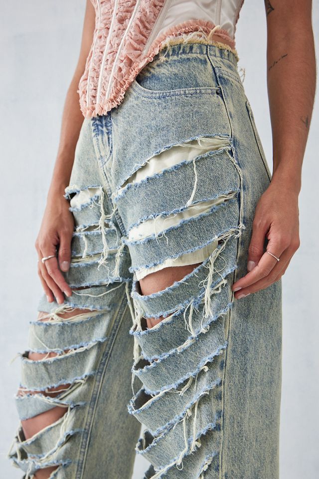 Jaded London Jeans déchirés effet délavé à l'acide #2