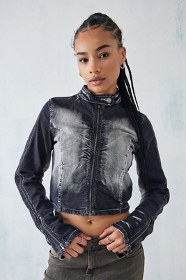 ジャケット・アウター jaded london jacket Jaded London ULTRA CROPPED JACKET - Summer jacket - black