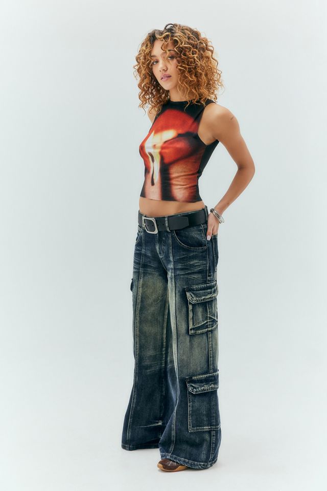 Jaded London Tundra Cargo Jeans | Urban Outfitters UK