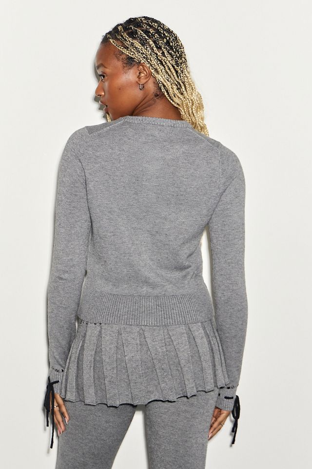 Jaded London Cardigan con borchie WFH #3