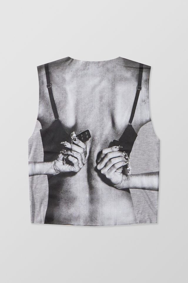 Jaded London Rücken-BH Illusion Print Tanktop #4