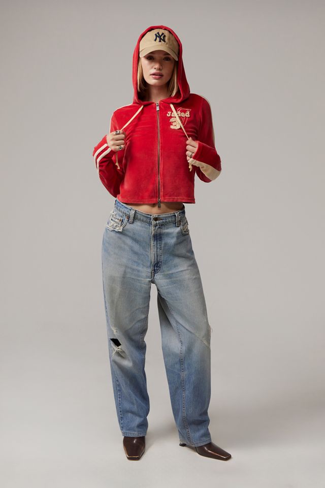 【JADED LONDON】Three Velour ベロア フーディ＆ショーツ上下 Shop Three Velour Fitted Hoodie | Jaded London | Clothing