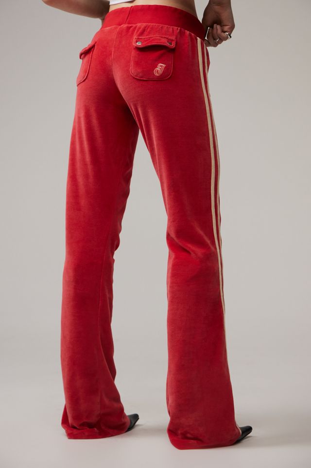 Pantalones Bootcut de Tiro Bajo de Terciopelo Jaded London Three #3