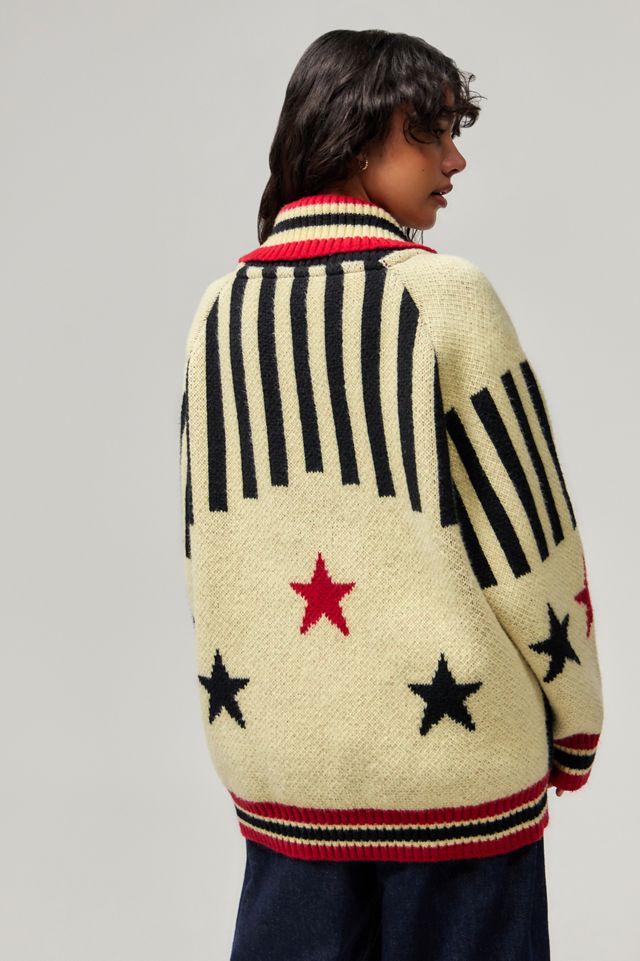 Jaded London Team 23 Motocross Knitted Zip-Through Jacket #3