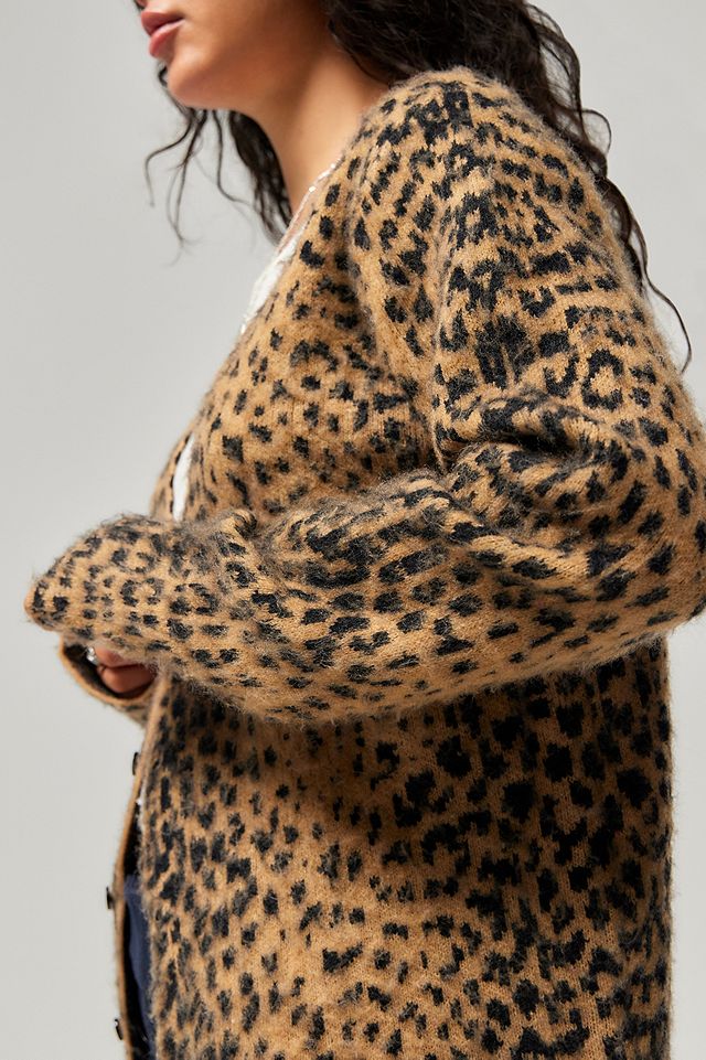 Jaded London Leopard Print Chuck Cardigan | Urban Outfitters UK Jaded London Leopard Print Chuck Cardigan | Urban Outfitters UK