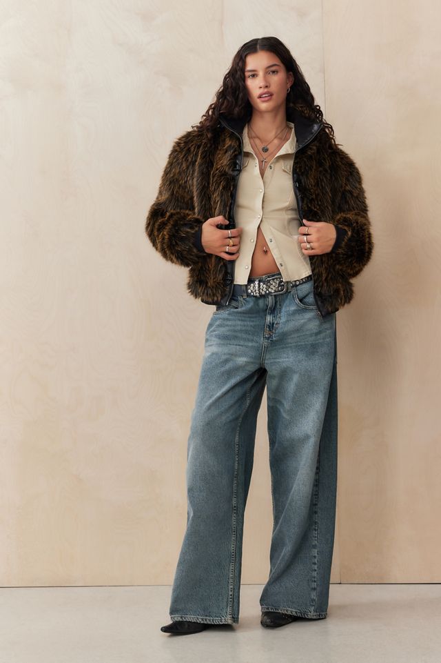 Jaded London Mendoza Faux Fur Jacket #1