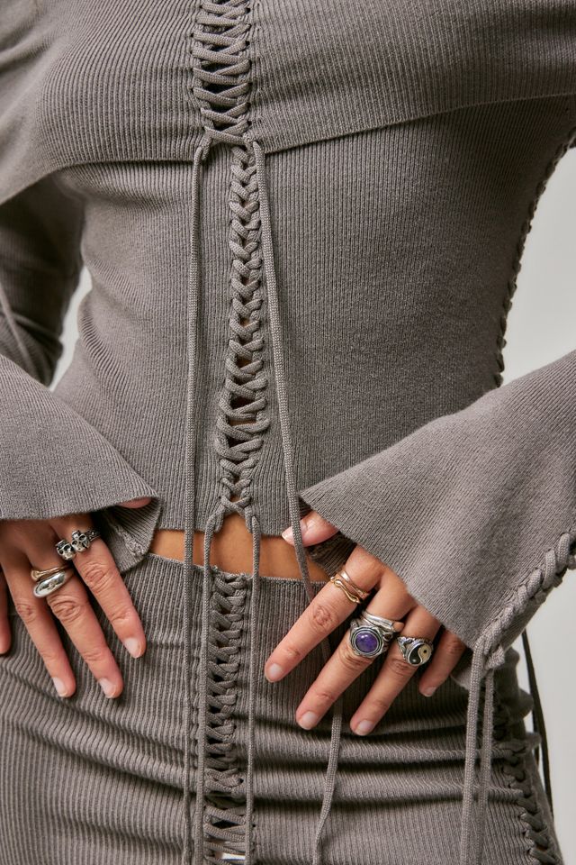 Jaded London Extreme Fold Knit Top | Urban Outfitters UK