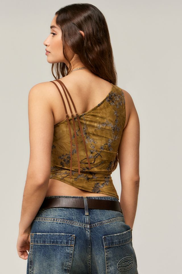 Jaded London Ophidian Devore Asymmetric Top #2