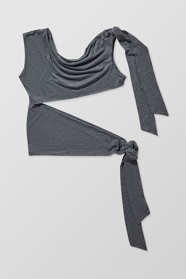 Jaded London Double Knotted Jersey Top #4