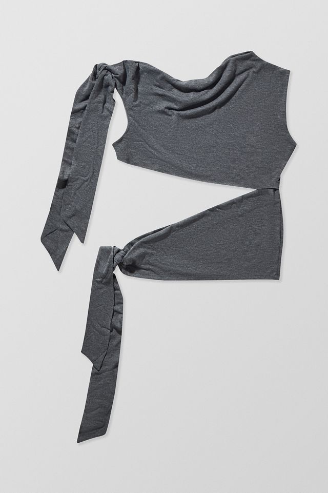 Jaded London Double Knotted Jersey Top #5