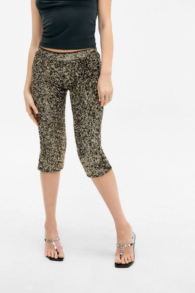 Jaded London Sequin Capri Pants #2