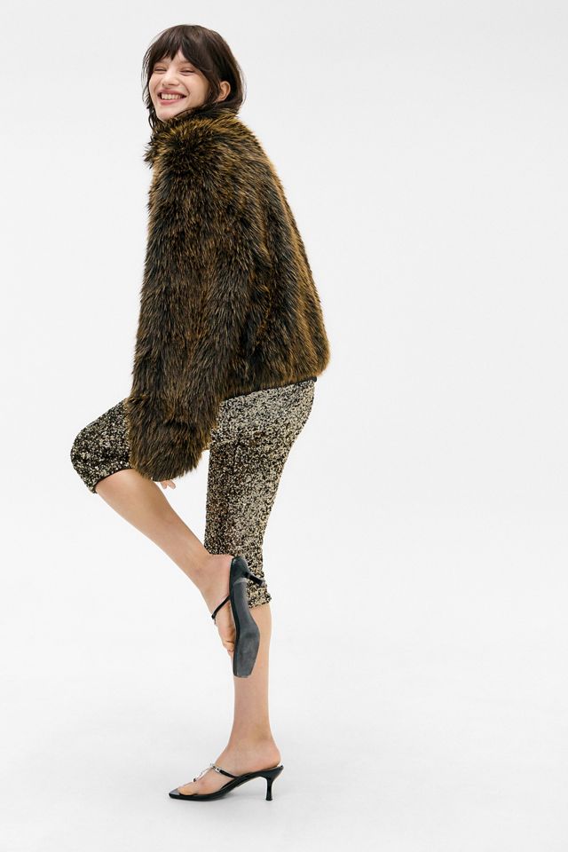 Jaded London Sequin Capri Pants #3