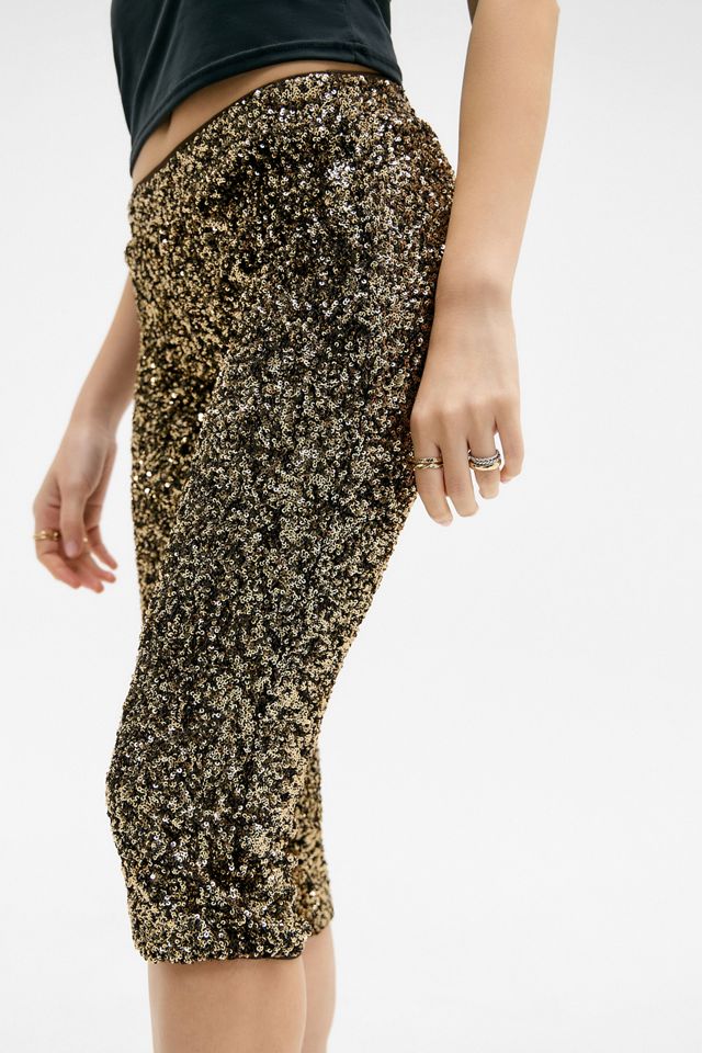 Jaded London Sequin Capri Pants #5