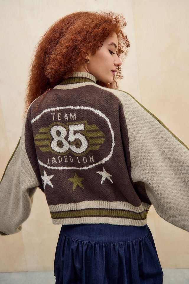 Jaded London Knit Bomber Jacket #1