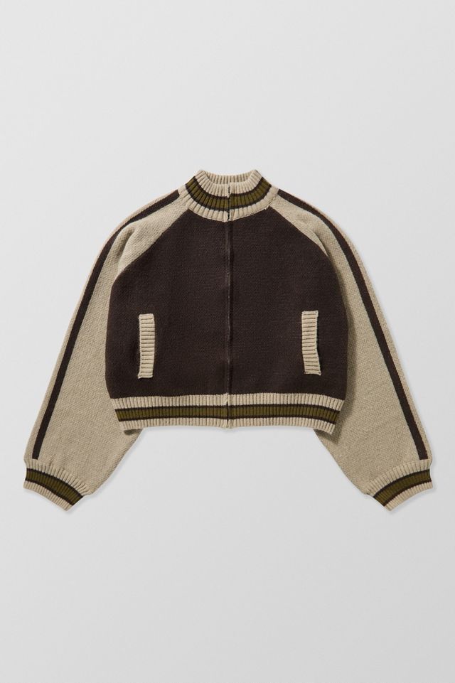Jaded London Knit Bomber Jacket #6