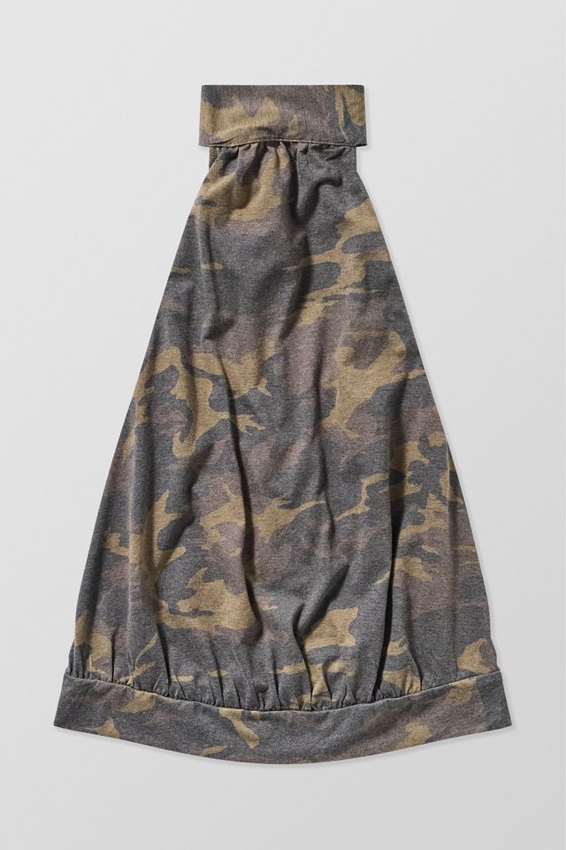 Jaded London Camo Drape Scarf Top #4
