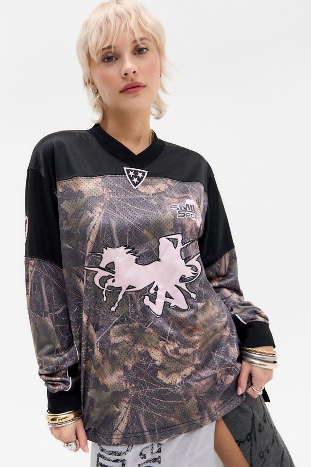 Camiseta Camuflaje Árbol Camo Resident Hockey de Jaded London