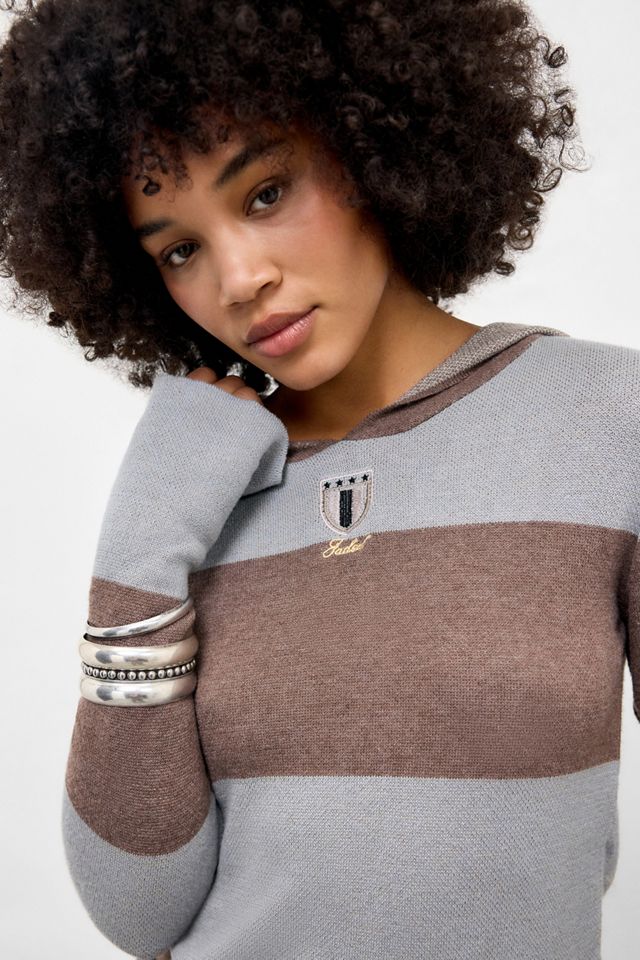 トップス Jaded London Taupstray knit Team 93 Studded Knit Top | Jaded London | Clothing