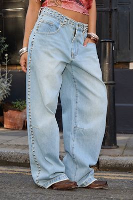 送関込 JADED LONDON Nailed Studded Colossus Jeans スタッズ 送関込 JADED LONDON Nailed Studded Colossus Jeans スタッズ