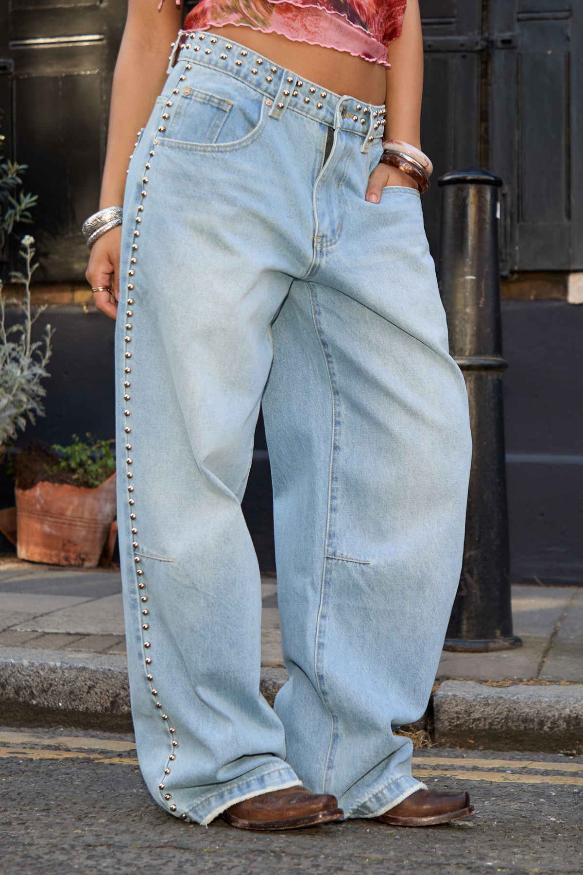 Jaded Studded Colossus Jeans