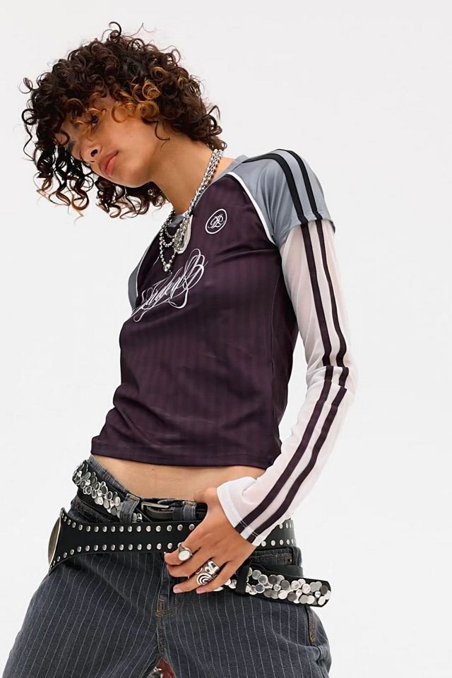 Jaded London Not Your Fan Double Layer Football Top | Urban