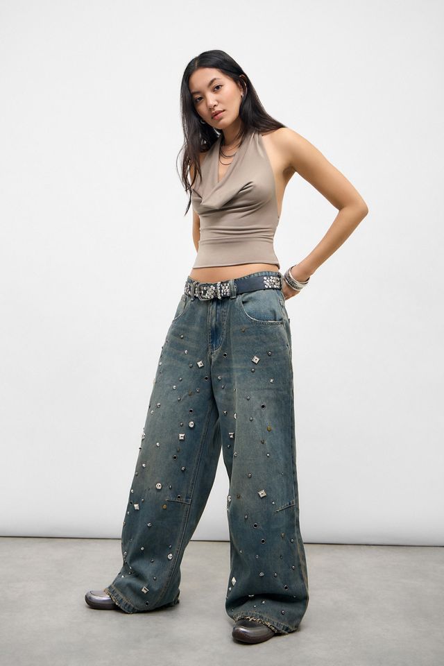 Jaded London Studded Colossus Jeans #1