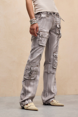 Jaded London Ara Dirty Wash Cargo Trousers | Urban Outfitters UK