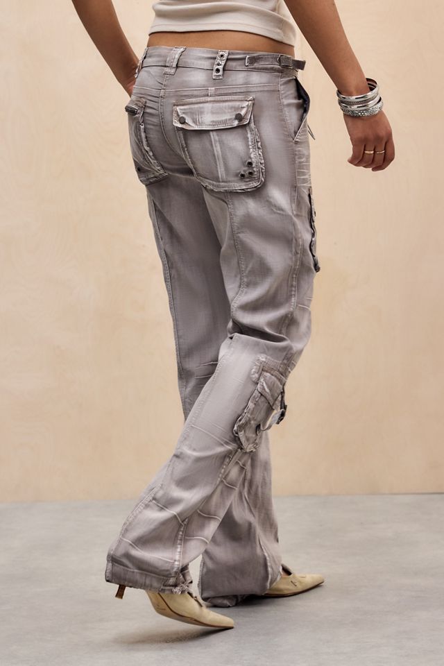 Jaded London Ara Dirty Wash Cargo Trousers | Urban Outfitters UK