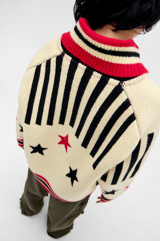 Jaded London Team 23 Knitted Zip-Through Jacket #2