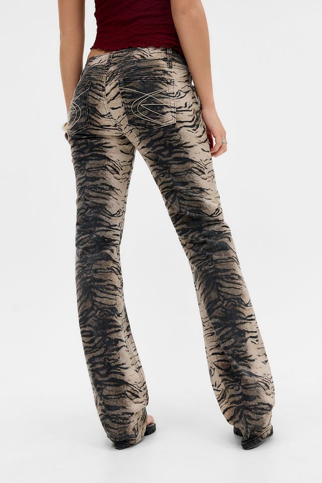 Jaded London Leona Tiger Bootcut Cooper Jeans | Urban