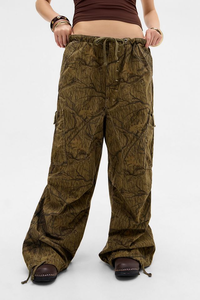 Jaded London Forest Camo Parachute Pants #2