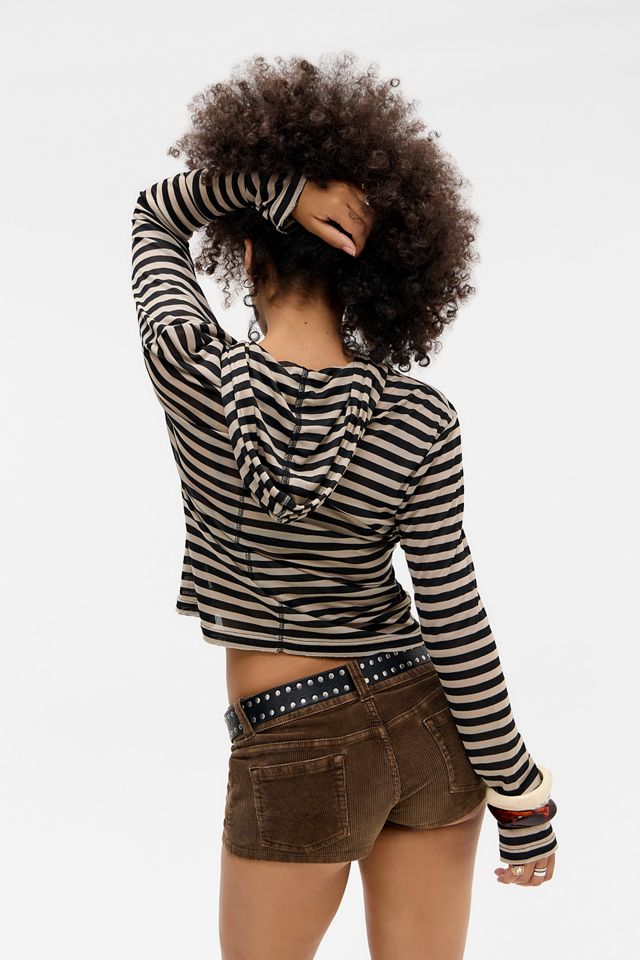 Jaded London Mist Stripe Hoodie #3