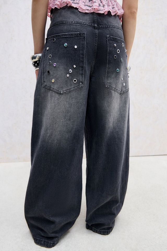 Jaded London Trixa Juwelen-Nieten Colossus Jeans #3
