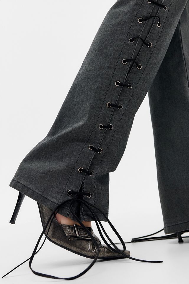 Jeans Bootcut Militares con Cordones Charis de Jaded London #2