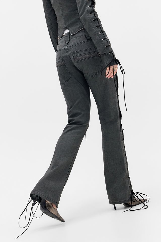 Jeans Bootcut Militares con Cordones Charis de Jaded London #4