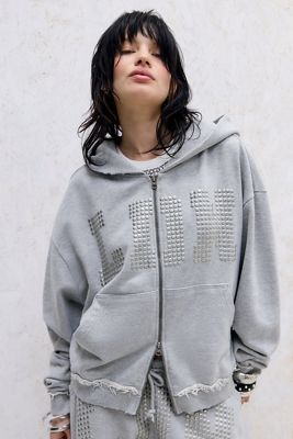 Jaded London LDN Stud Monster Hoodie