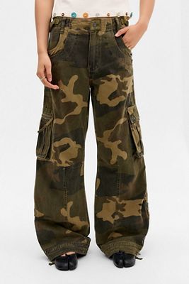 Jaded London Trooper Camo Cargo Trousers