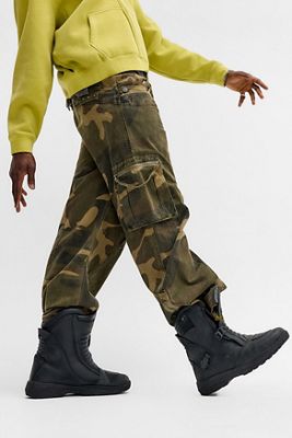 Pantaloni Cargo Mimetici Trooper Jaded London