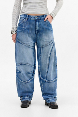 Jaded London Zae Sonic Panelled Low Rise Baggy Jeans | Urban