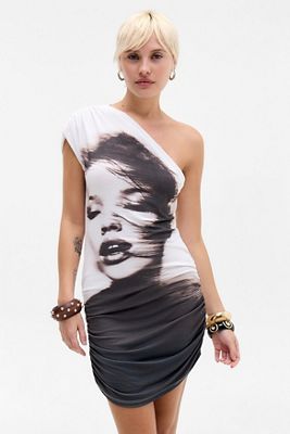 Mini-robe asymétrique Eris Jaded London