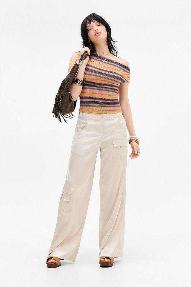 Top de Punto Asimétrico Cata Multi Rayas Jaded London #2