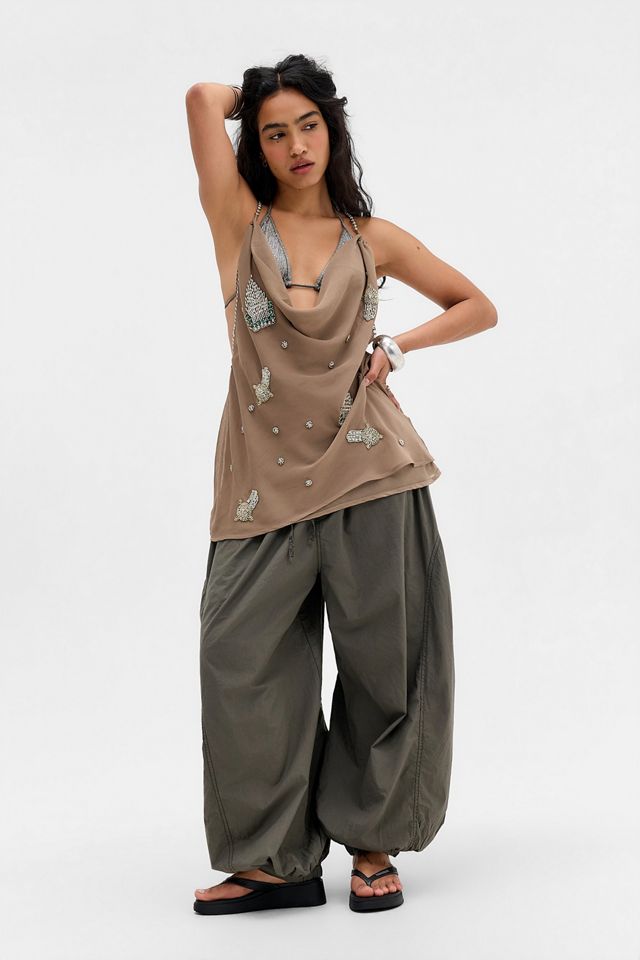 Jaded London Doure Embellished Backless Mini Dress #5