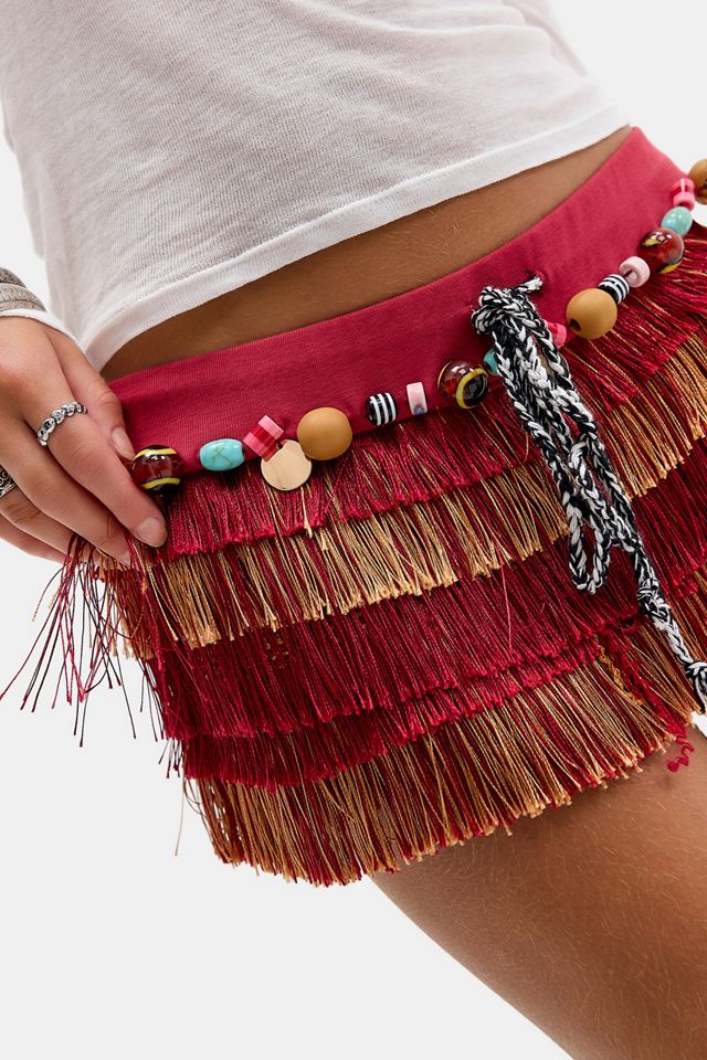 Jaded London Talina Fransen-Mini-Skort #2