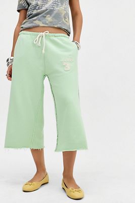Pantaloni da Jogging Corti Slouchy Cleo Menta Jaded London