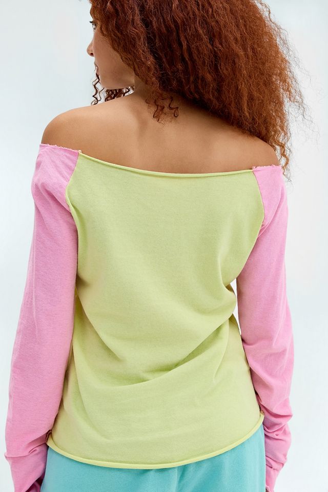 Jaded London Illona Off-Shoulder Raglan T-Shirt #3